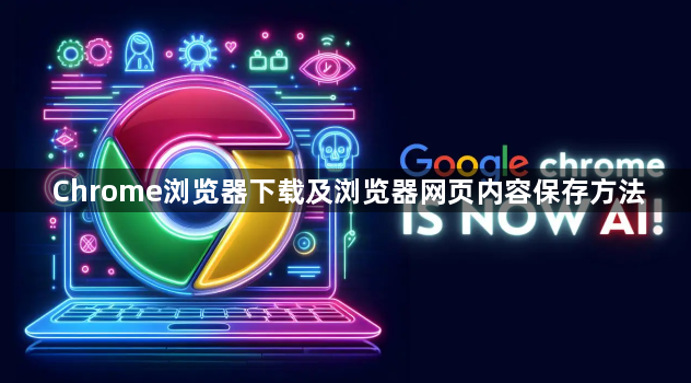 Chrome浏览器下载及浏览器网页内容保存方法1