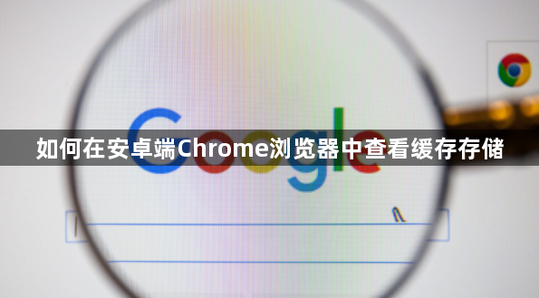 如何在安卓端Chrome浏览器中查看缓存存储1