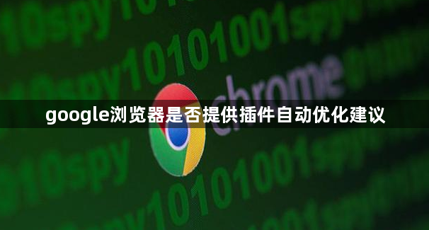 google浏览器是否提供插件自动优化建议1
