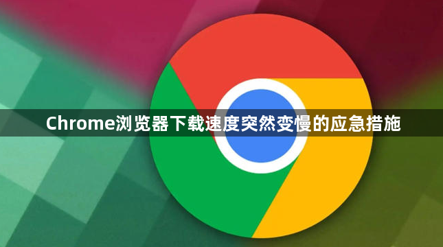 Chrome浏览器下载速度突然变慢的应急措施1