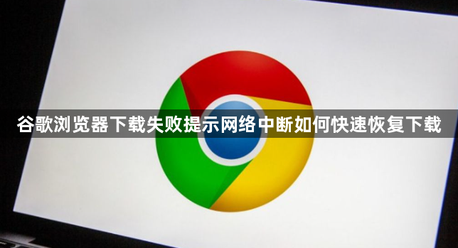 谷歌浏览器下载失败提示网络中断如何快速恢复下载1