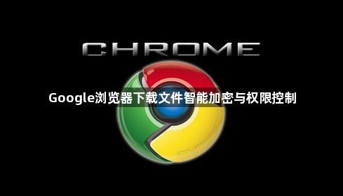 Google浏览器下载文件智能加密与权限控制1