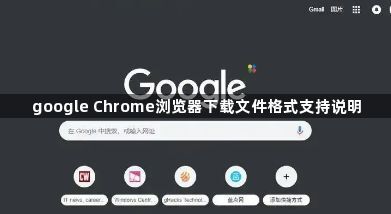 google Chrome浏览器下载文件格式支持说明1