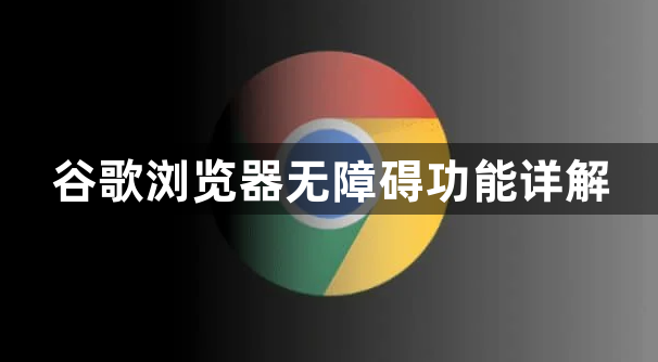 谷歌浏览器无障碍功能详解1