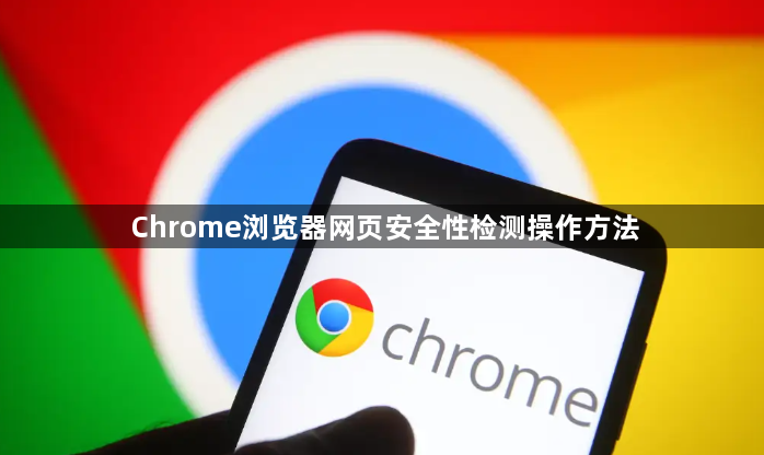 Chrome浏览器网页安全性检测操作方法1
