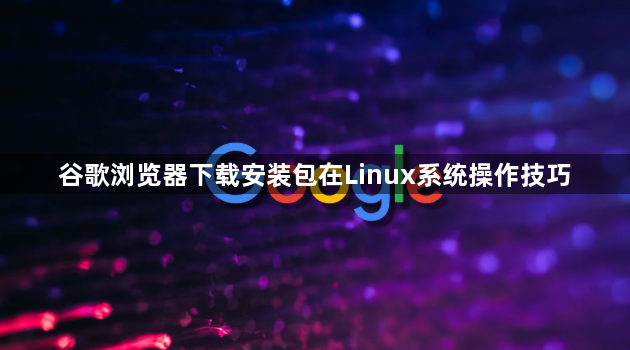 谷歌浏览器下载安装包在Linux系统操作技巧1