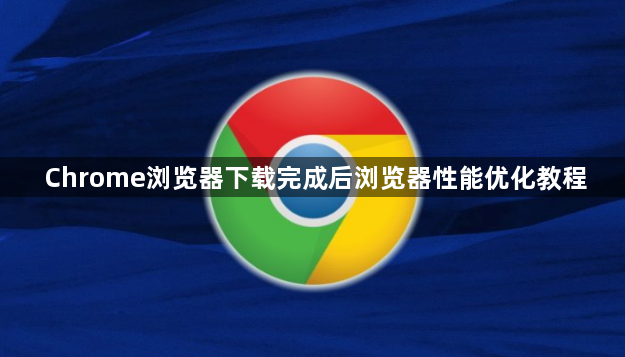 Chrome浏览器下载完成后浏览器性能优化教程1