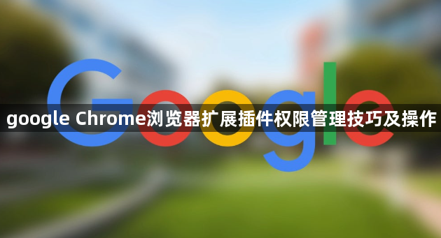 google Chrome浏览器扩展插件权限管理技巧及操作1