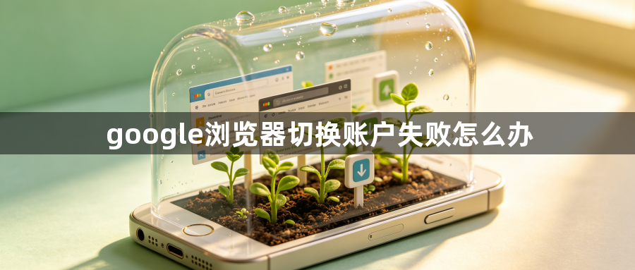 google浏览器切换账户失败怎么办1