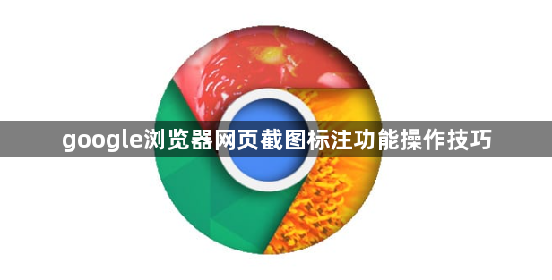 google浏览器网页截图标注功能操作技巧1