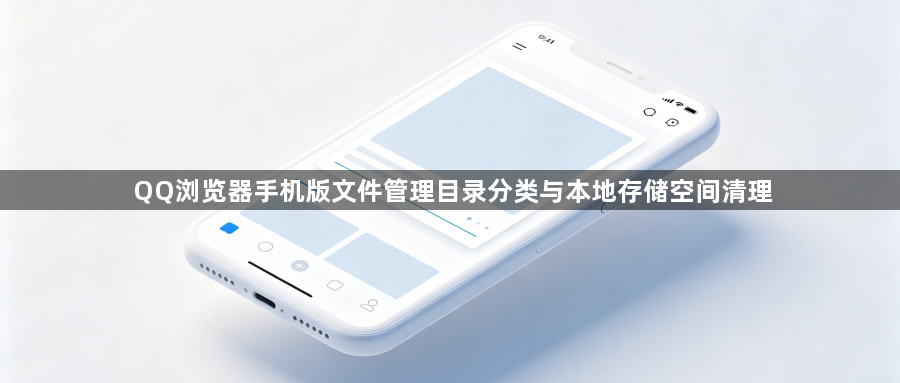 QQ浏览器手机版文件管理目录分类与本地存储空间清理1