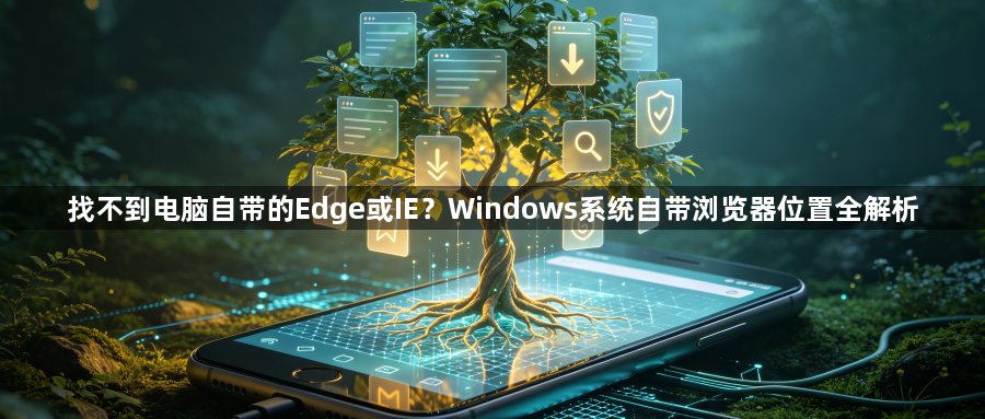 找不到电脑自带的Edge或IE？Windows系统自带浏览器位置全解析1