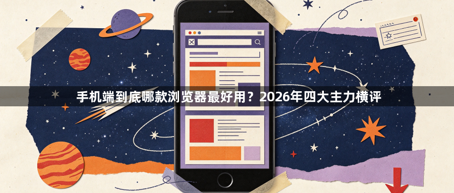 手机端到底哪款浏览器最好用？2026年四大主力横评1