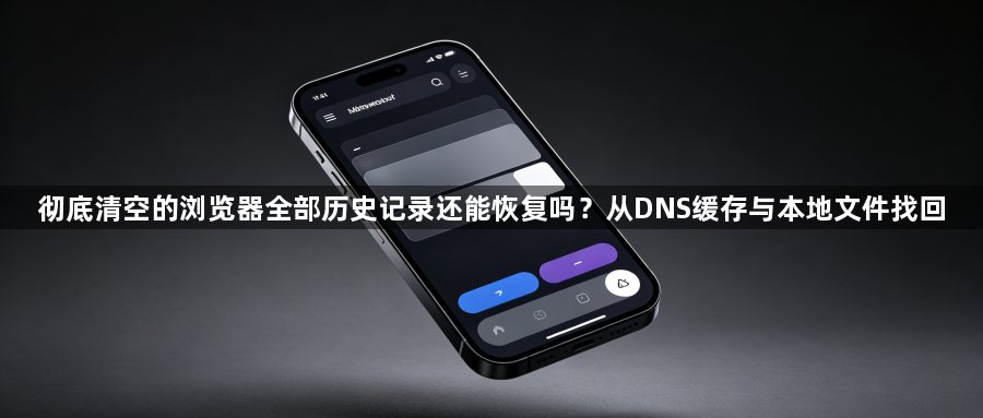 彻底清空的浏览器全部历史记录还能恢复吗？从DNS缓存与本地文件找回1