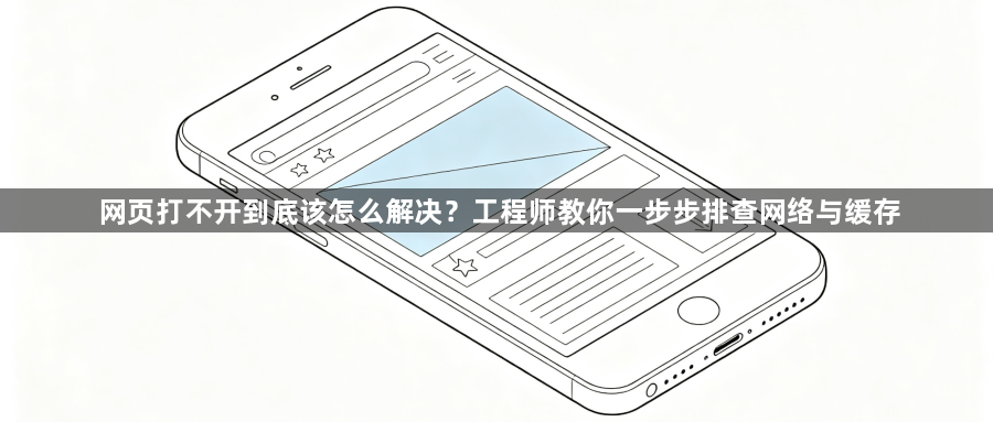网页打不开到底该怎么解决？工程师教你一步步排查网络与缓存1