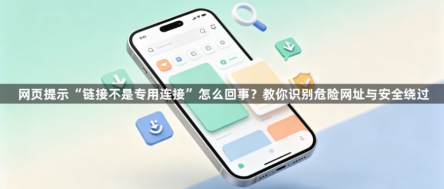 网页提示“链接不是专用连接”怎么回事？教你识别危险网址与安全绕过1