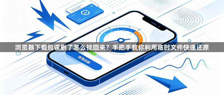 浏览器下载包误删了怎么找回来？手把手教你利用临时文件快速还原1