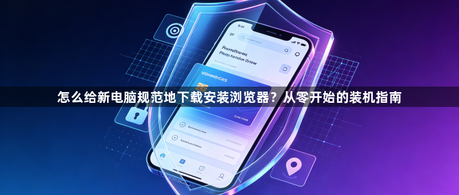怎么给新电脑规范地下载安装浏览器？从零开始的装机指南1