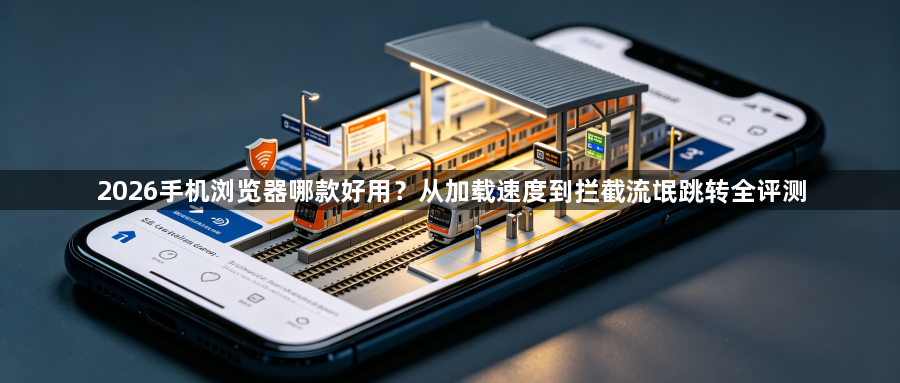 2026手机浏览器哪款好用？从加载速度到拦截流氓跳转全评测1