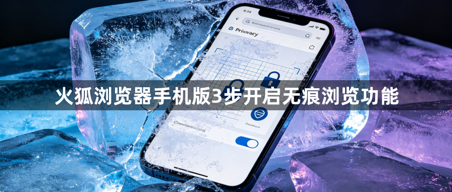 火狐浏览器手机版3步开启无痕浏览功能1