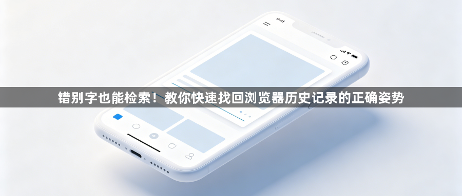 错别字也能检索！教你快速找回浏览器历史记录的正确姿势1