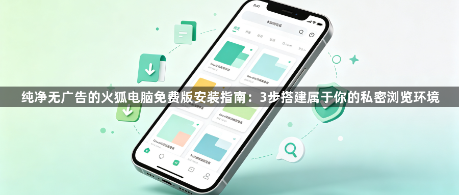 纯净无广告的火狐电脑免费版安装指南：3步搭建属于你的私密浏览环境1