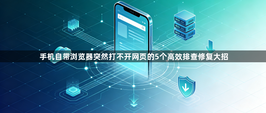 手机自带浏览器突然打不开网页的5个高效排查修复大招1