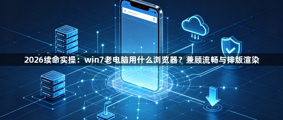 2026续命实操：win7老电脑用什么浏览器？兼顾流畅与排版渲染1