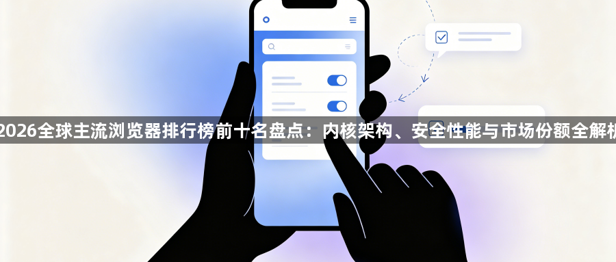 2026全球主流浏览器排行榜前十名盘点：内核架构、安全性能与市场份额全解析1