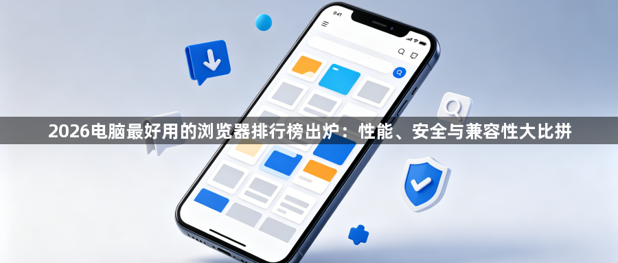 2026电脑最好用的浏览器排行榜出炉：性能、安全与兼容性大比拼1