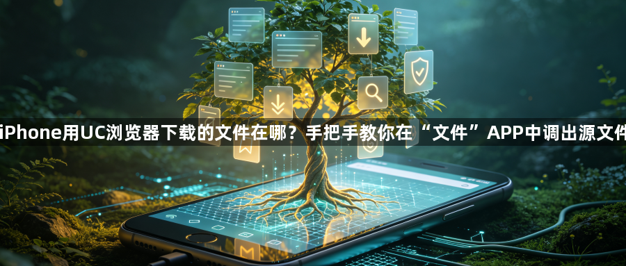 iPhone用UC浏览器下载的文件在哪？手把手教你在“文件”APP中调出源文件1